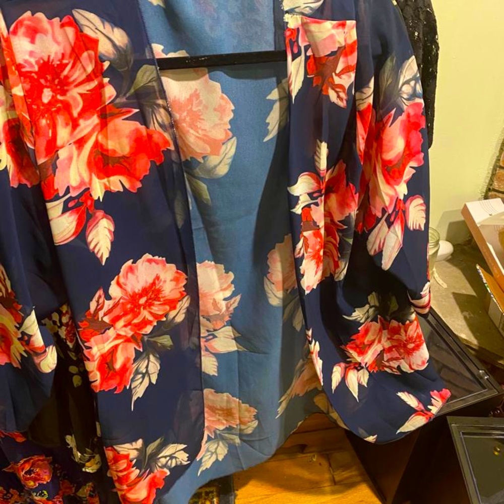 Floral cardigan